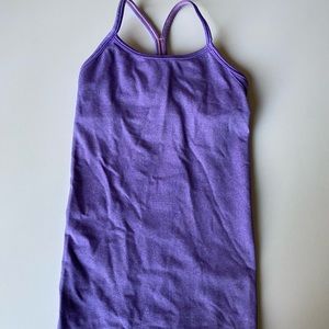 Ivivva By Lululemon Girls Power Y Tank Purple 8.